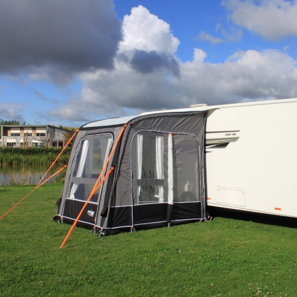 Camptech Starline Elite 200 shown from the right with a closed door