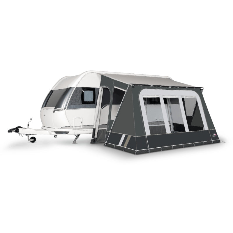 A Dorema Mistral XL Awning on a white background