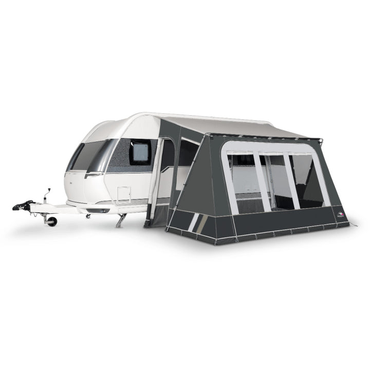 A Dorema Mistral XL Awning on a white background