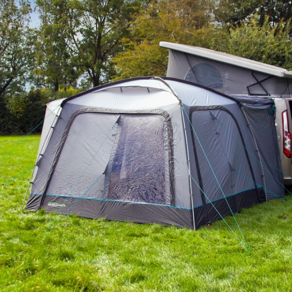 Outdoor Revolution Cayman DT Driveaway Awning shown from front right