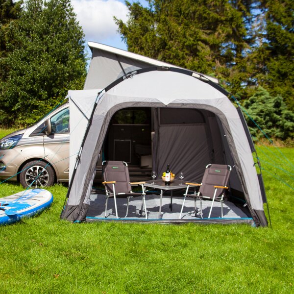 Outdoor Revolution Q Cayman T1 shown from front with open door