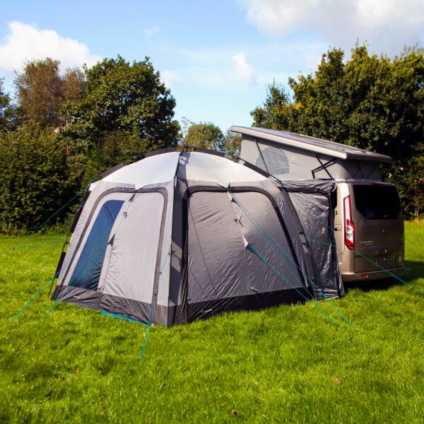 Q Cayman T1 Driveaway Awning shown from rear