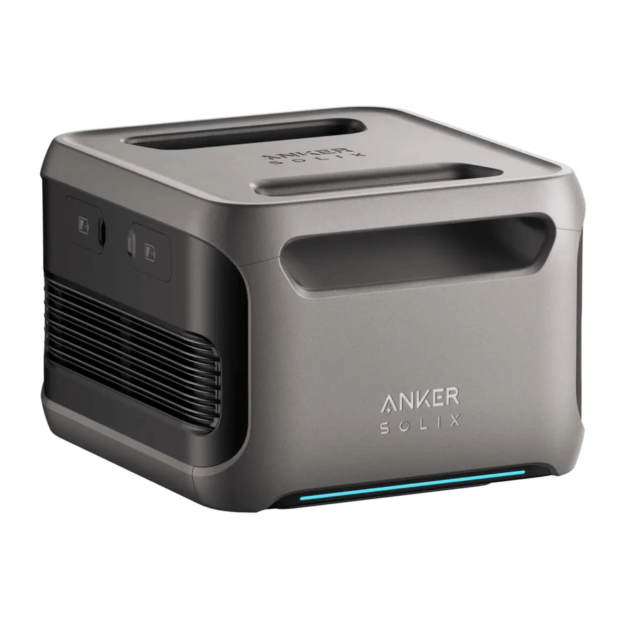 Anker Solix F3800 Portable Power Station angled front view on a white background.