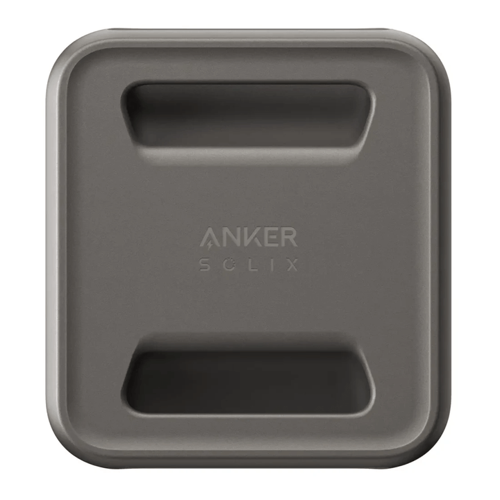 Top-down view of Anker Solix F3800 Portable Power Station showing handle design on a white background.