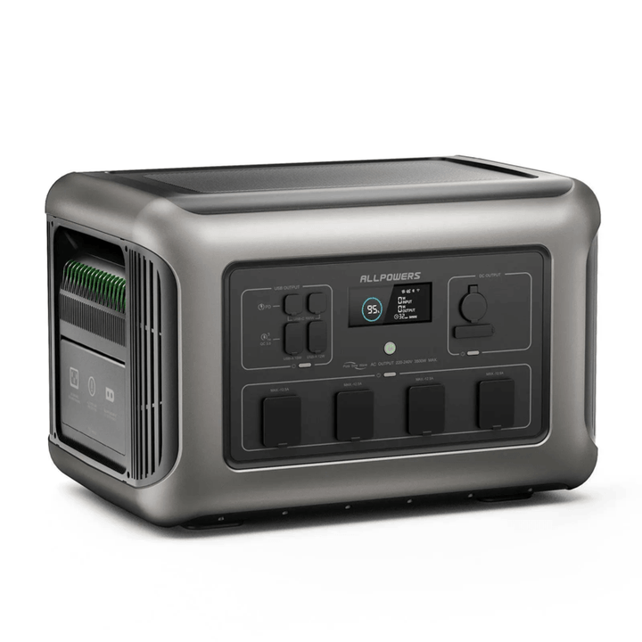 ALLPOWERS R3500 portable power station angled front view on a white background.