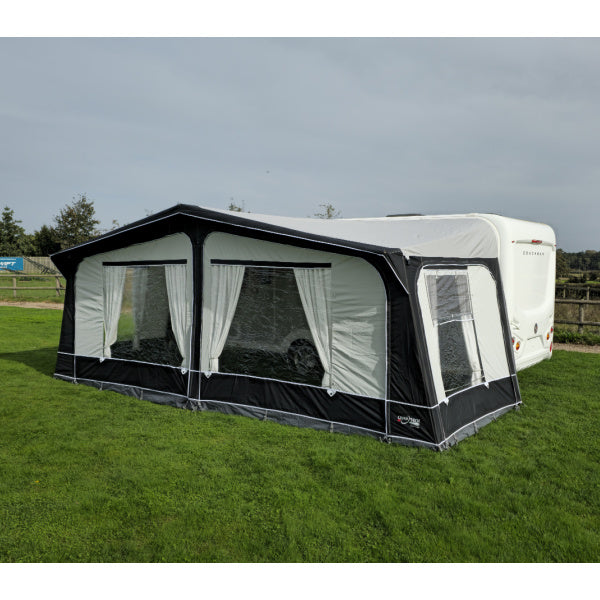 Camptech Cayman Full Awning shown from front right