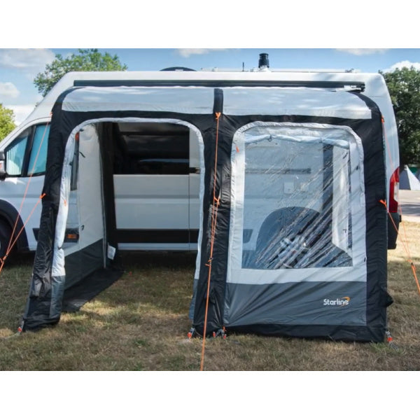 Camptech Starline 300 Awning shown from the front