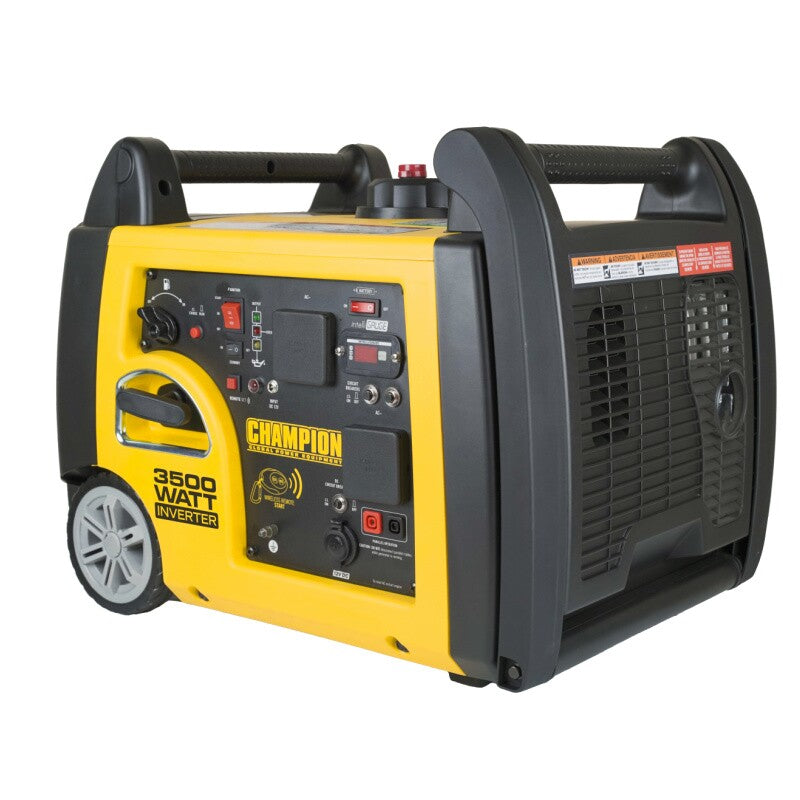 Champion 3500 Watt Inverter Petrol Generator Premier Left Side