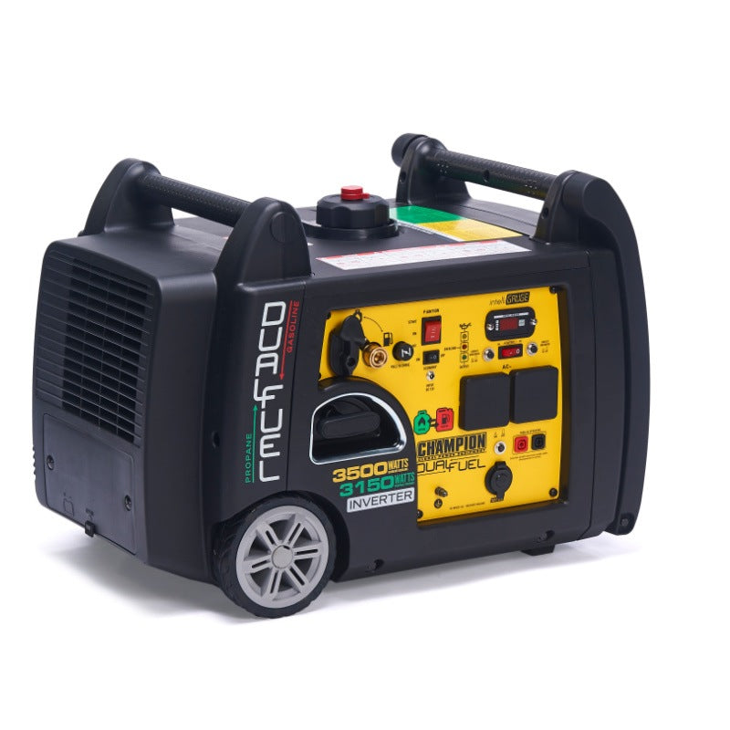 Champion 3500 Watt Dual Fuel Generator Right Side