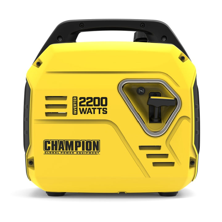 Champion 92001i 2200w The Mighty Atom Petrol Inverter Generator Side View