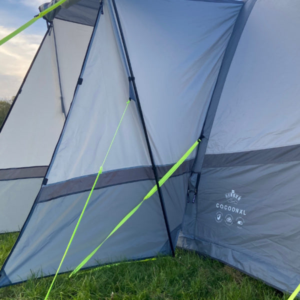 Cocoon Breeze XL Awning Close up of guylines