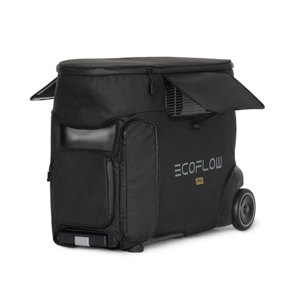 Delta Pro Bag shown from the side with flaps open