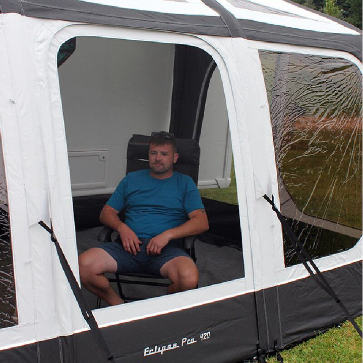 Eclipse Pro Side Mesh Door Man Sitting