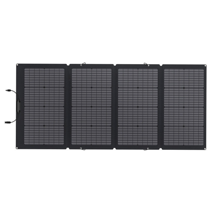 EcoFlow 220W Bifacial Portable Solar Panel Front View