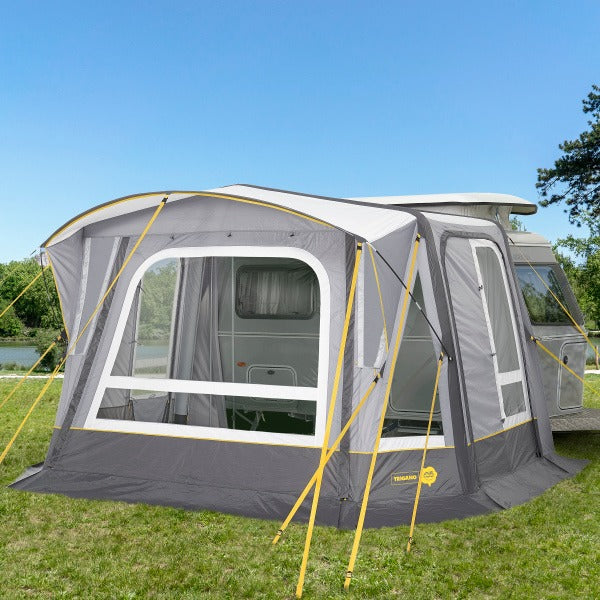 Indiana Inflatable Caravan Awning in a field