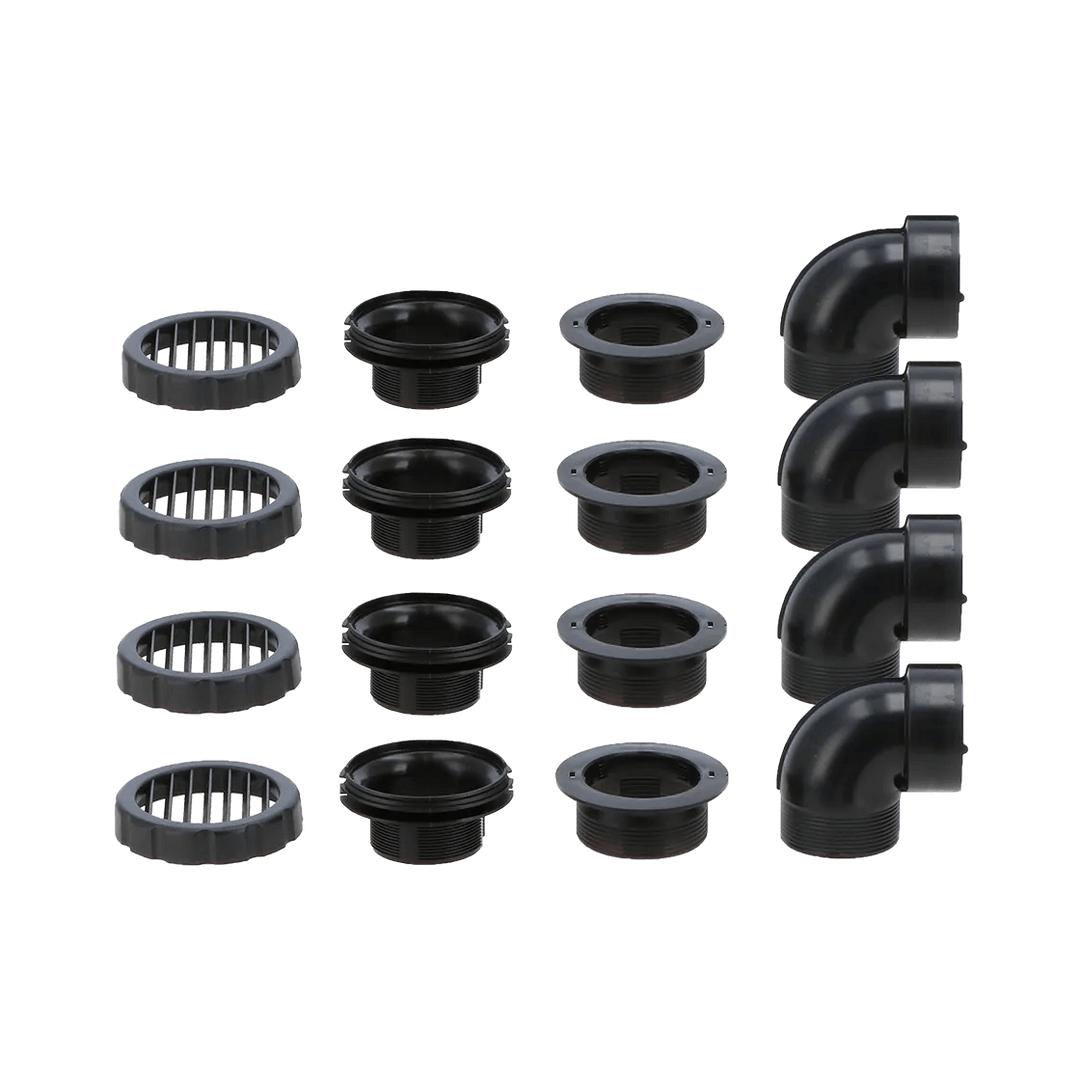 Mestic BA-2600 air conditioner vent and connector kit on a transparent background.