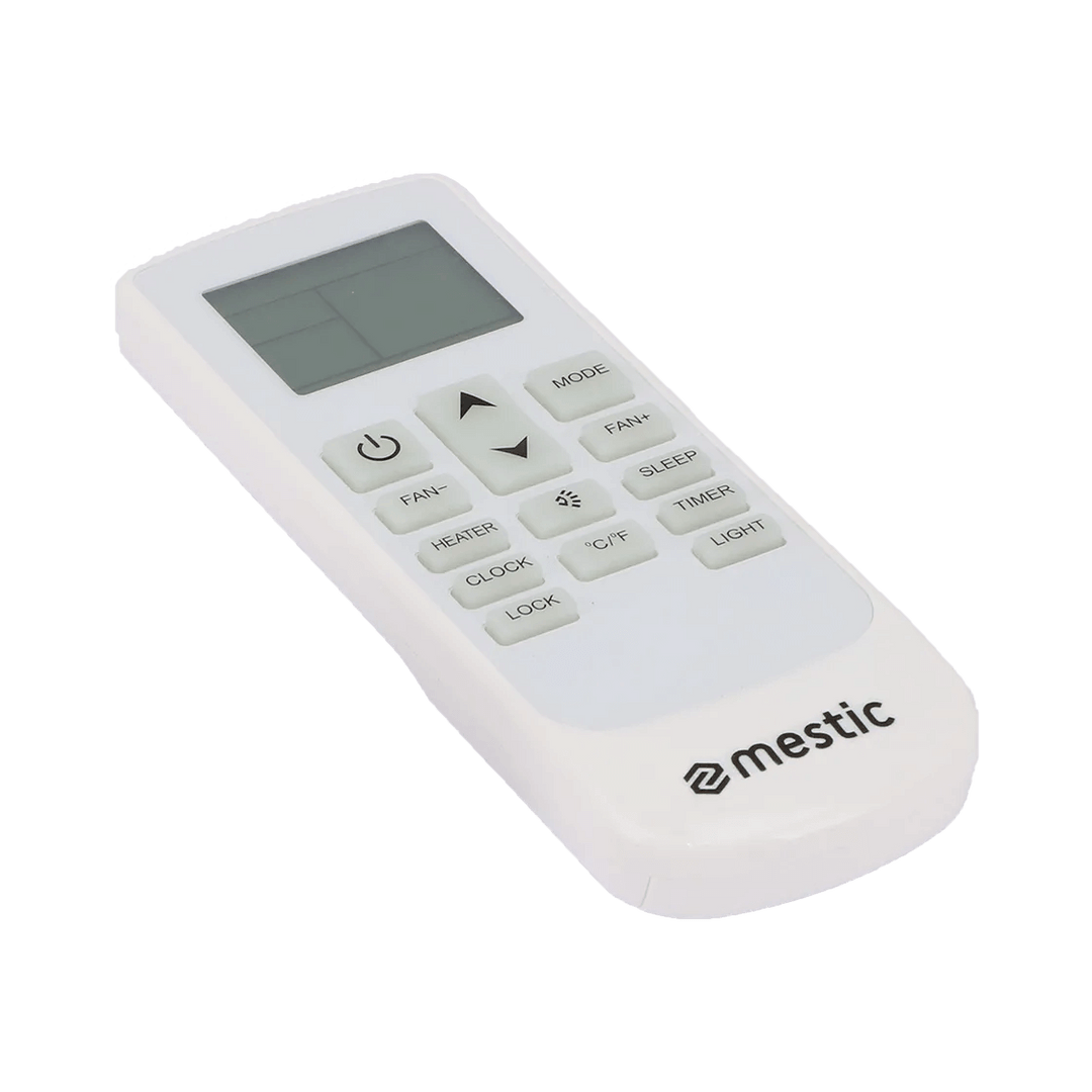 Mestic BA-2600 remote control on a transparent background.