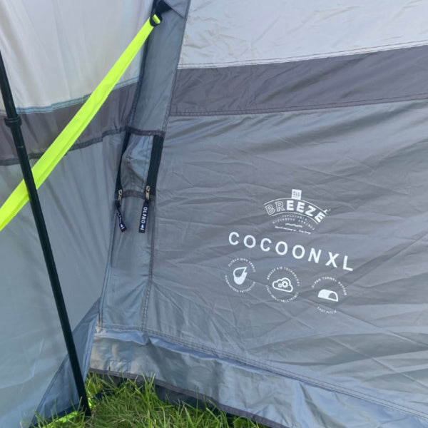 Olpro Cocoon Breeze XL Awning close up