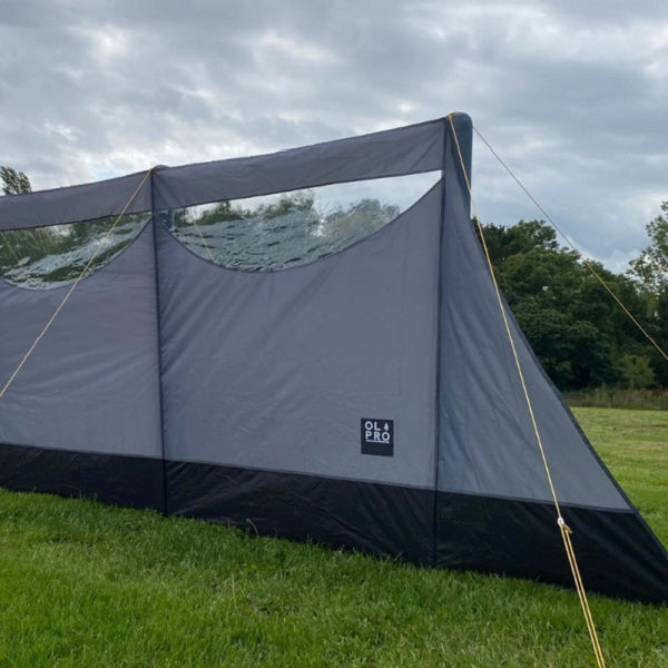 Olpro Inflatable Gret Windbreak in a field