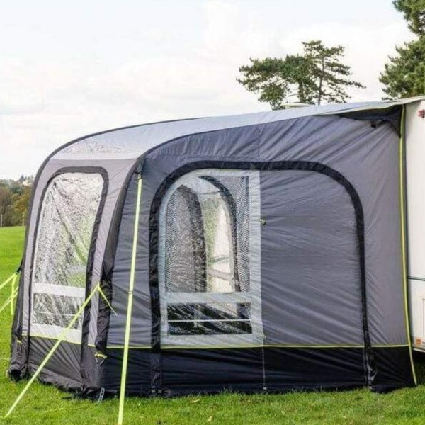 Olpro View 300 Awning shown from the side