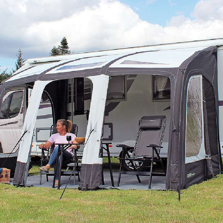 Outdoor Revolution Eclipse Pro 380 Caravan Awning Open Doors