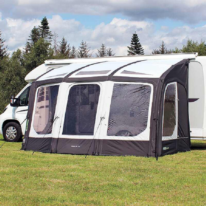 An Outdoor Revolution Eclipse Pro 380 Caravan Awning