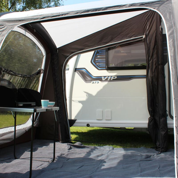 Outdoor Revolution Sportlite Air 320 EX Awning Back Door Open