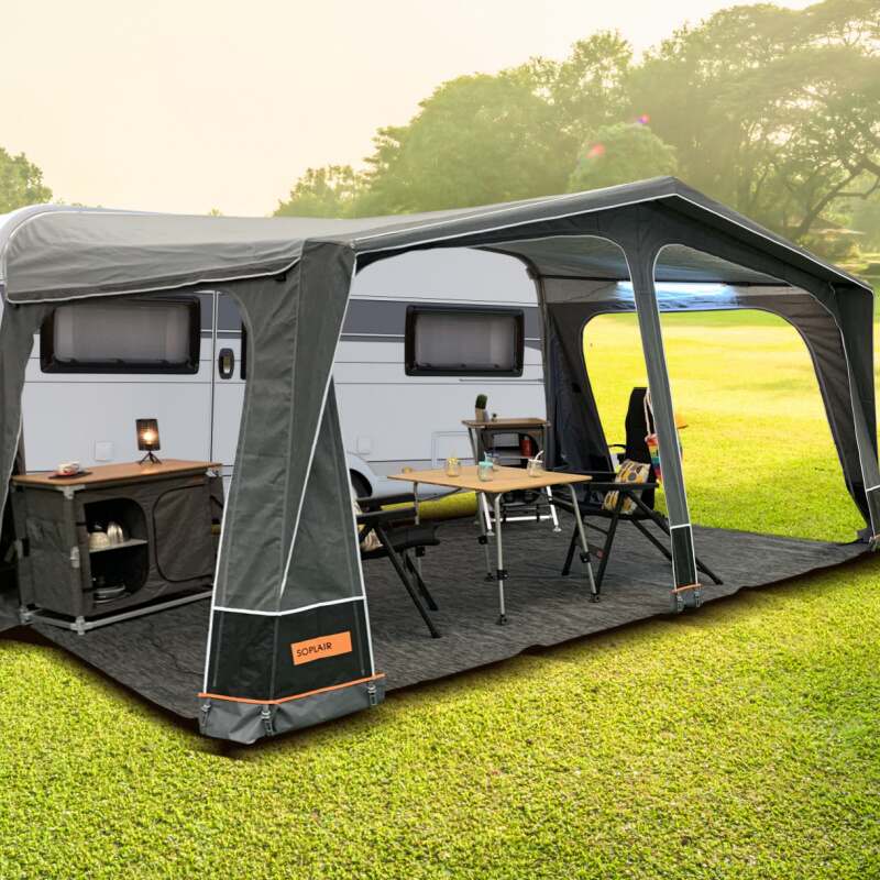 Soplair Egee Traditional Caravan Awning Open Sides