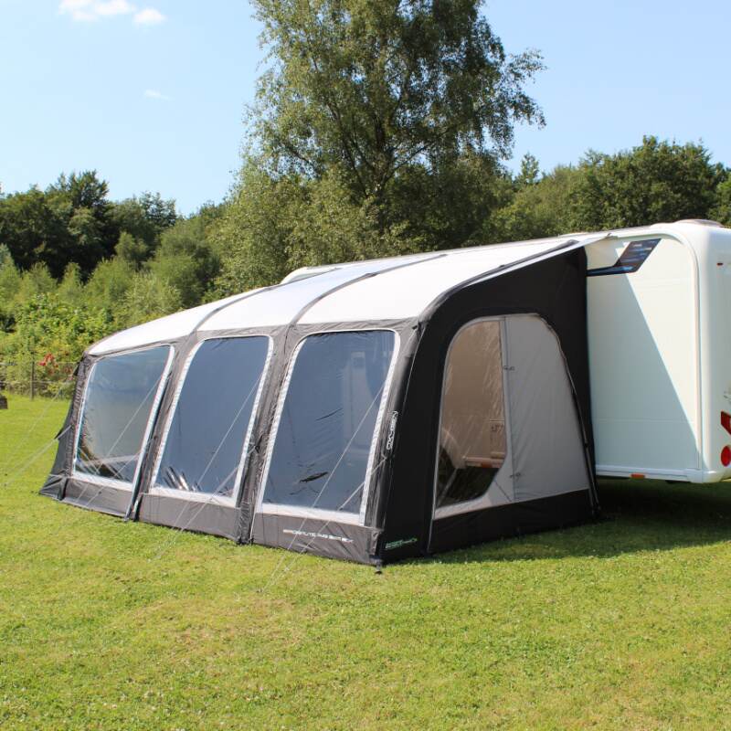 Sportlite Air 320 EX Caravan Awning Closed Doors Right Side