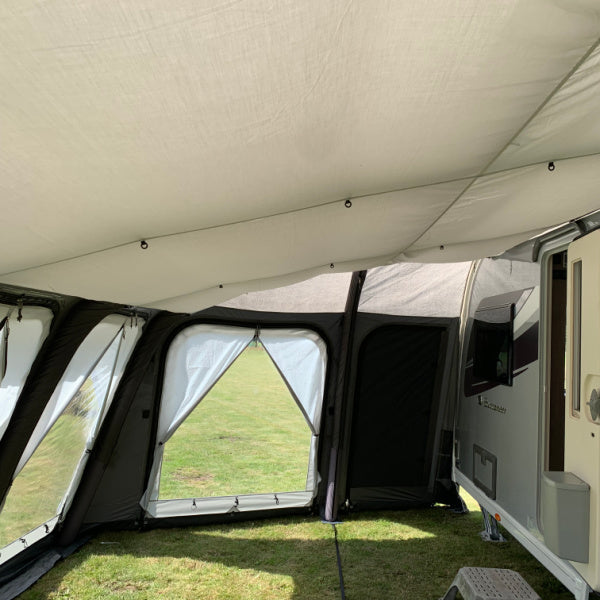 The inside of a Sunncamp Icon awning