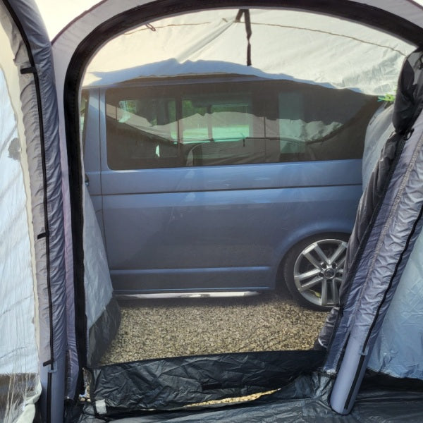 Interior shot of the Sunncamp Swift Motor Air showing the spacious living area and floor space