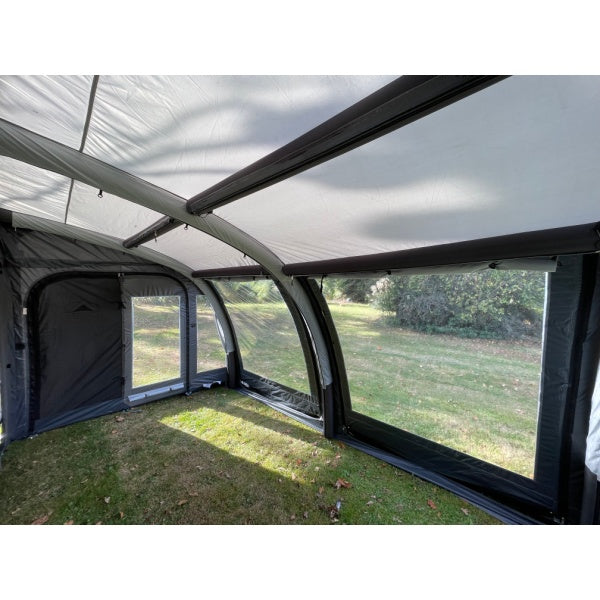 A Sunncamp Ultima 390 awning shown from inside