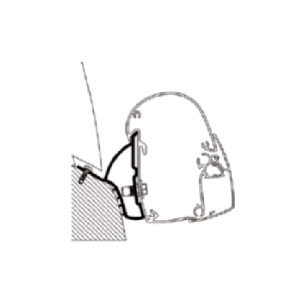 Thule Awning Adapter for Fiat Ducato H1