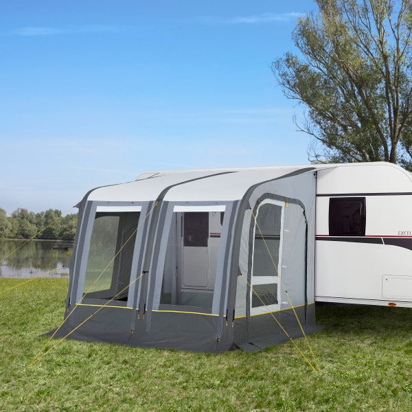 Trigano Aruba Air Awning 280 in a field