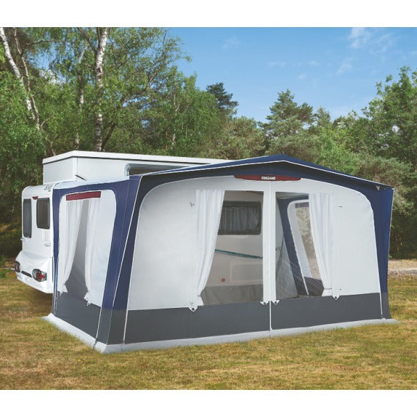 Trigano Honfleur Full Caravan Awning in a field