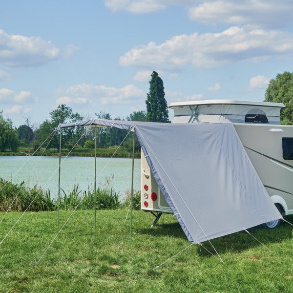 Trigano Mini Silver Awning with a covered front