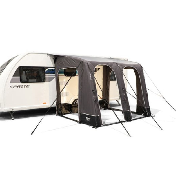 A Vango Balletto 260 Elements Proshield Caravan Awning with open panels