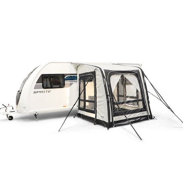 A Vango Balletto Air 200 Elements Shield with closed panels on a white background