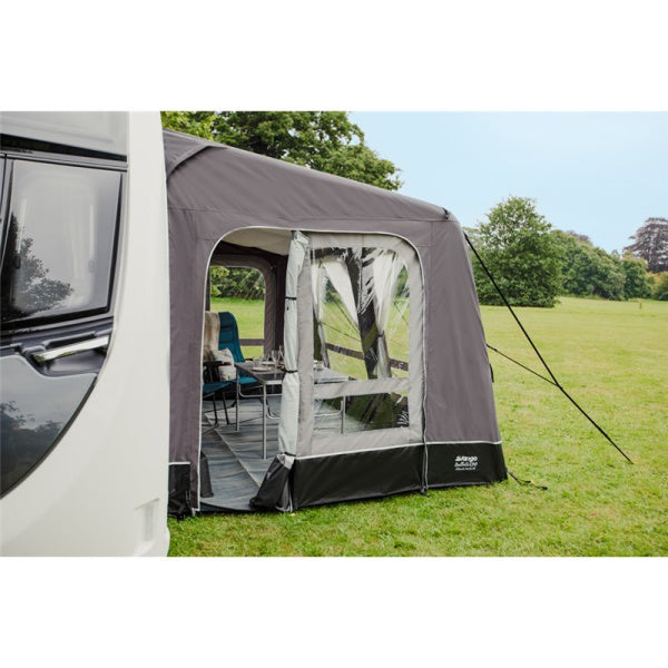 A Vango Balletto Air 390 Elements Proshield shown from the side