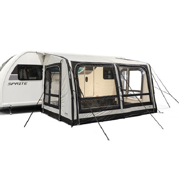 A Vango Balletto Air 390 Elements Shield with zipped panels on a white background