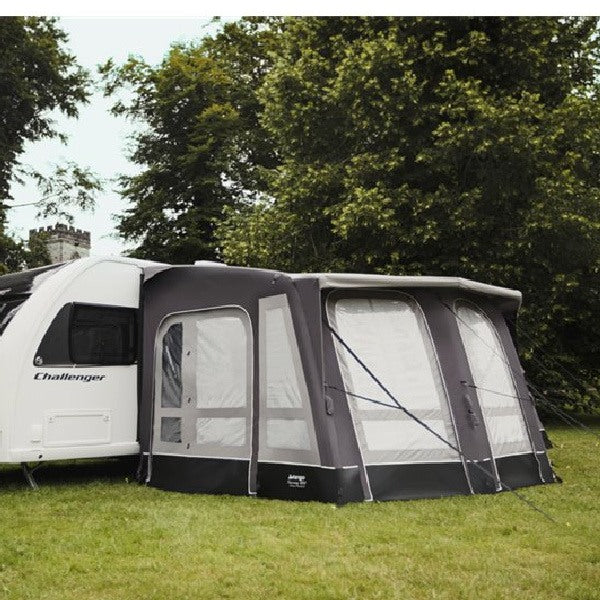 A Vango Tuscany 400 shown from the front left