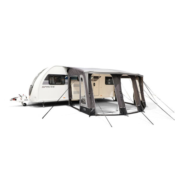 A Vango Tuscany Air 400 with open panels