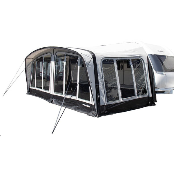 Westfield Galaxy Inflatable Caravan Awning shown from right on a white background