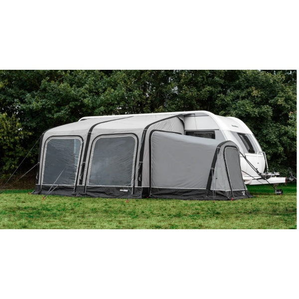 Westfield Vega Air Awning shown from front with an annex