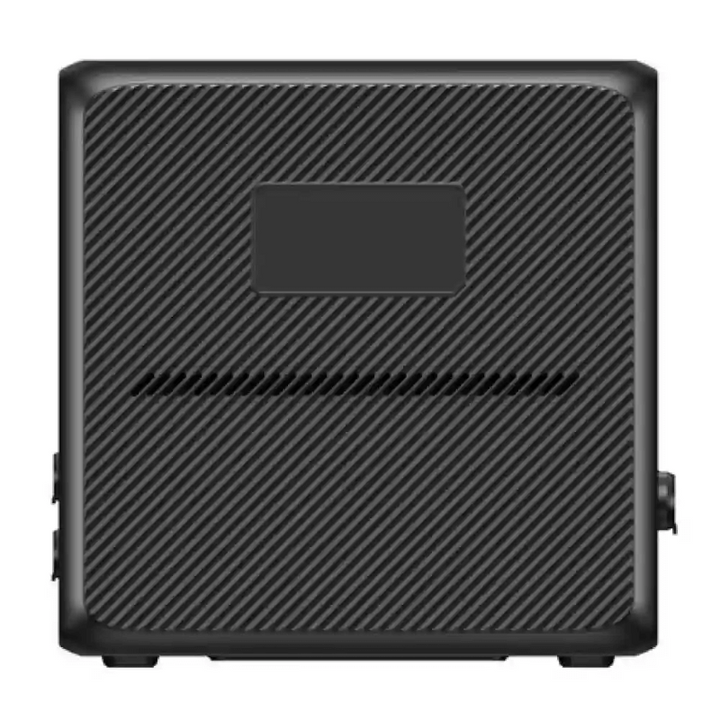 Back view of Bluetti AC240P power station with vent and clean panel design — on a white background
