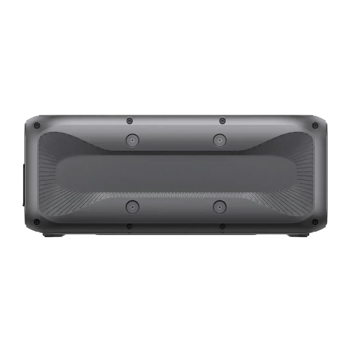 Bottom view of Bluetti B300K battery station showing mounting points on a transparent background.