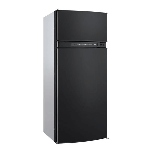 Thetford BL FRIDGE N4150A CURVE NO FRAME closed unit in black finish on a white background.